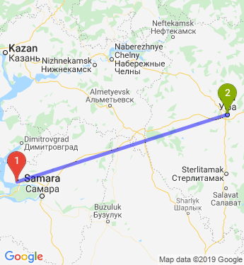 Сарапул нефтекамск карта