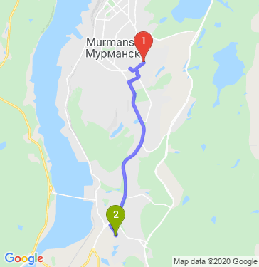 Маршрут по Мурманску