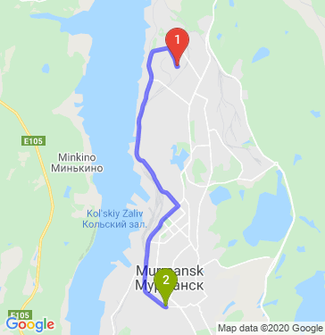 Маршрут по Мурманску