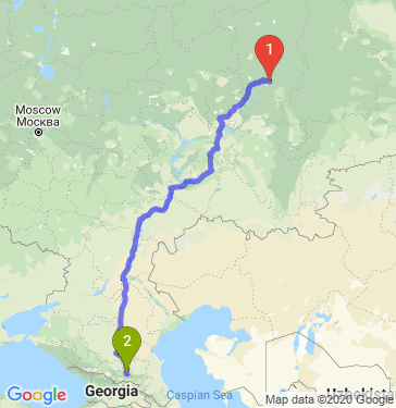 Маршрут из Перми в Назрань