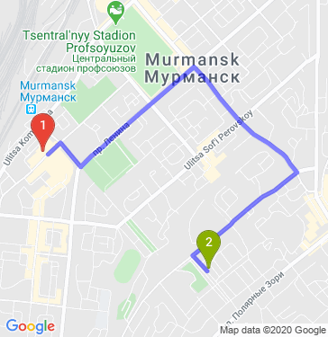 Маршрут по Мурманску