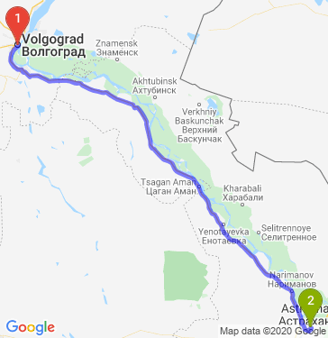 Карта россии волгоград астрахань