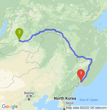 Маршрут из Уссурийска в Читу