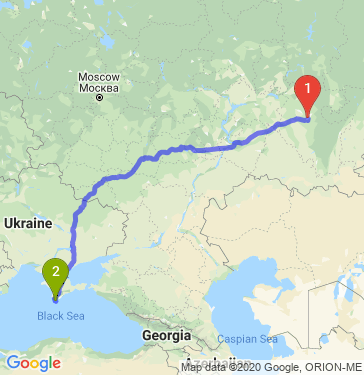 Маршрут из Уфы в Форос
