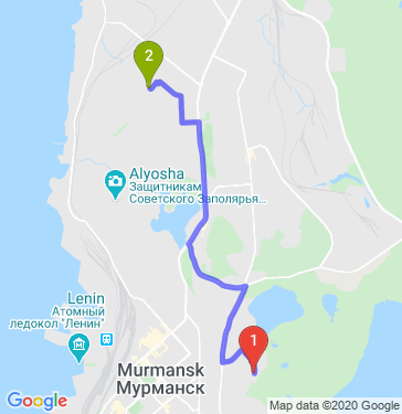 Маршрут по Мурманску