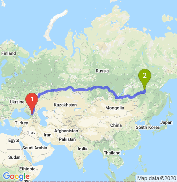 Маршрут из Пятигорска в Тынду