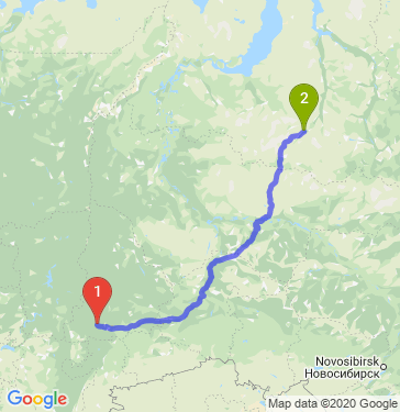 Маршрут из Первоуральска в Губкинский