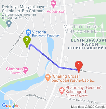 Маршрут по Калининграду