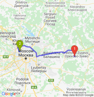 Павловское на карте московской области