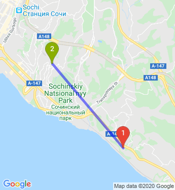 Маршрут по Сочи