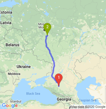 Маршрут из Ставрополя в Озеры