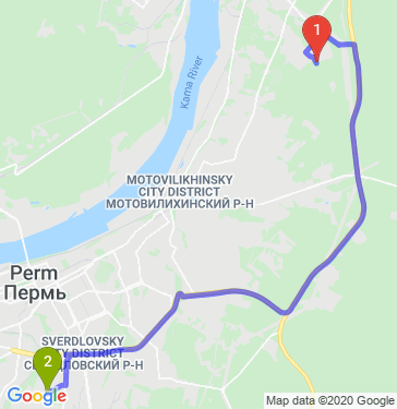 Маршрут по Перми