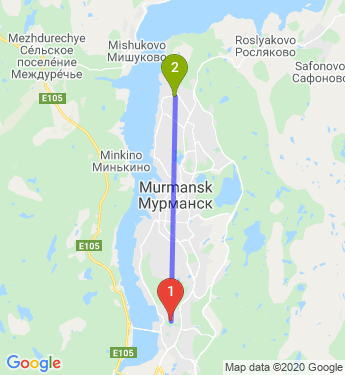 Маршрут по Мурманску