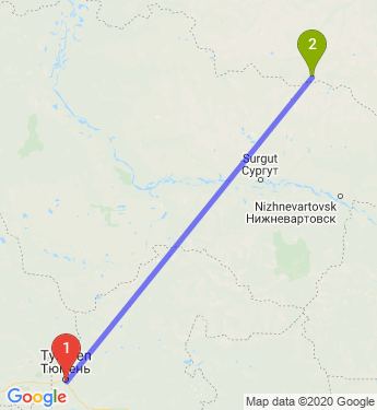 Ноябрьск 1 карта