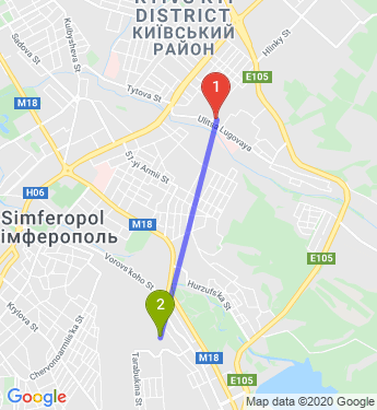 Маршрут по Симферополю