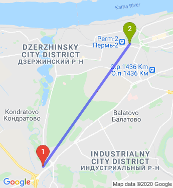 Маршрут по Перми