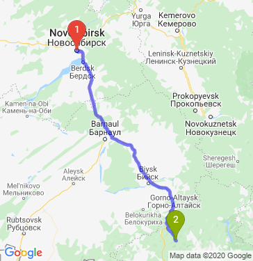 Как добраться от Новосибирска до Чемала