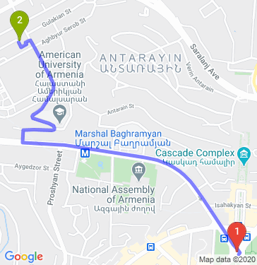 Маршрут из Еревана в Yerevan