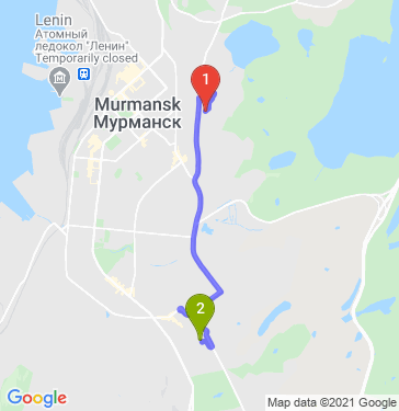 Маршрут по Мурманску