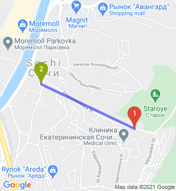 Маршрут по Сочи