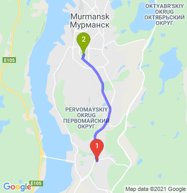 Маршрут по Мурманску