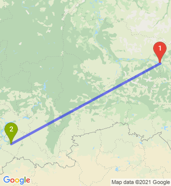 Маршрут из Нижневартовска в Самару