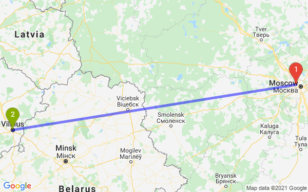 Расстояние от смоленска до минска. Минск от Твери км. Москва Смоленск км. Маршрут из Москвы в Вильнюс. Вильнюс Смоленск Москва.