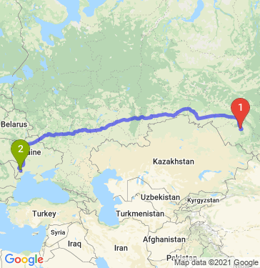 Маршрут из Барнаула в Tiraspol