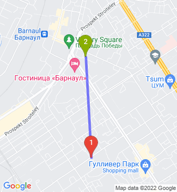 Маршрут по Барнаулу