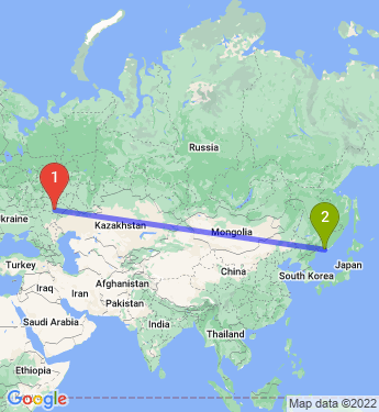 Маршрут из Саратова в Фокино