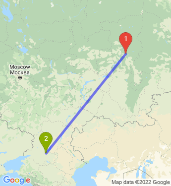 Маршрут из Перми в Волгодонск