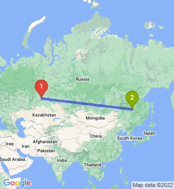 Маршрут из Кургана в Белогорск