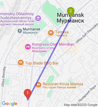 Маршрут по Мурманску