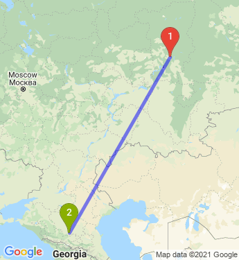 Маршрут из Перми в Георгиевск