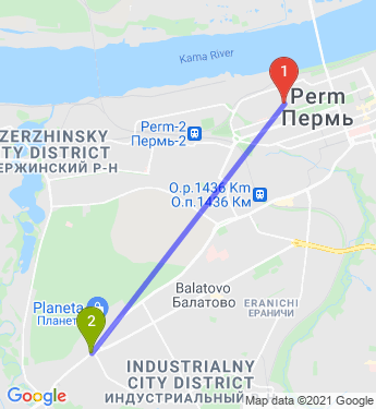 Маршрут по Перми