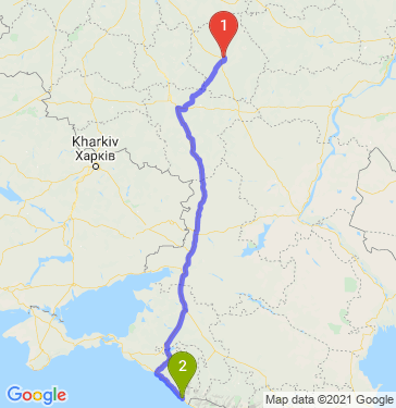 Маршрут из Тамбова в Сочи