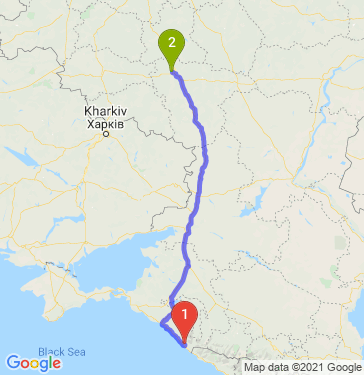 Маршрут из Сергея-Поля в Воронеж