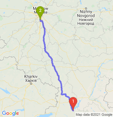 Маршрут из Волгодонска в Подольск