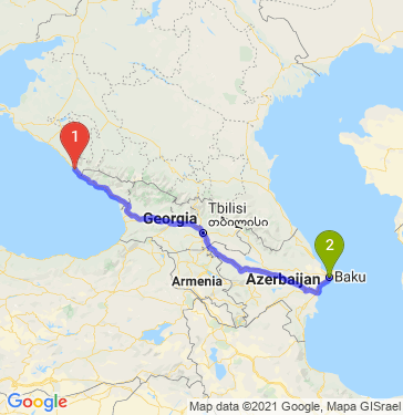 Маршрут из Сочи в Баку