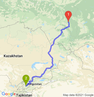 Маршрут из Кемерова в Намангана