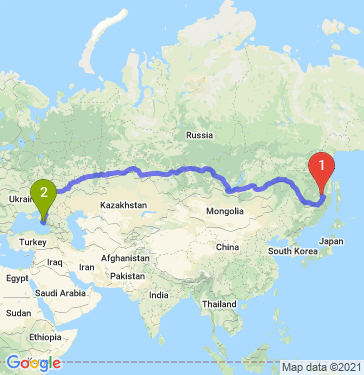 Маршрут из Комсомольска-на-Амуре в Туапсе