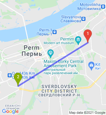 Маршрут по Перми