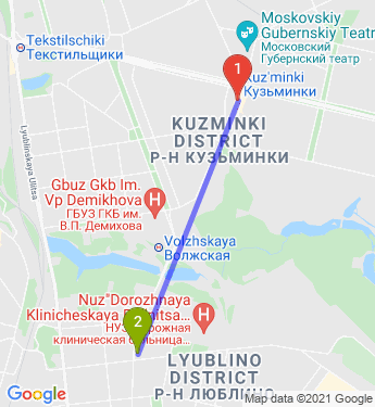 Маршрут по Москве