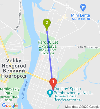 Маршрут по Великому Новгороду