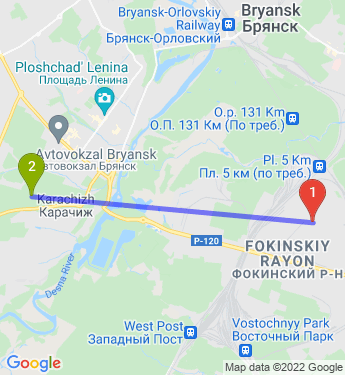 Маршрут по Брянску