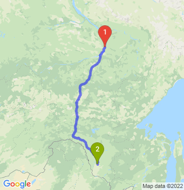 Маршрут из Якутска в Белогорск