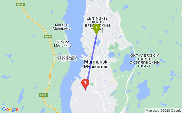 Маршрут по Мурманску