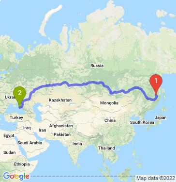 Маршрут из Комсомольска-на-Амуре в Новороссийск