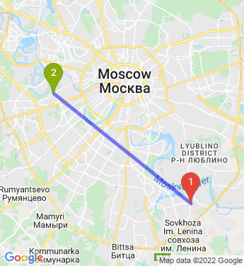 Маршрут по Москве