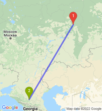 Маршрут из Перми в Минеральные Воды